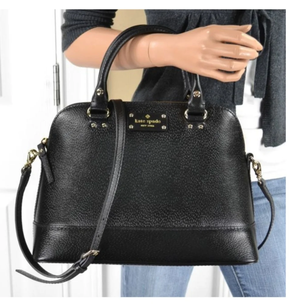 💖Kate Spade Wellesley Rachelle Large Light Pink Pebble Leather Satchel, EUC - Picture 17 of 17